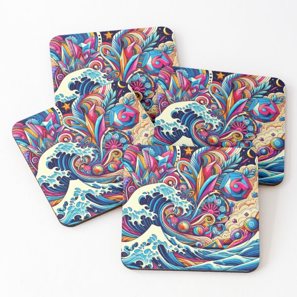 Item preview, Colorful Geometric Decorative Shapes – Abstract Pop Art designed and sold by Dogandesighn.