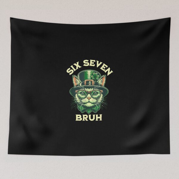 Item preview, 67 St Patricks Day Cat Leprechaun Meme Six Seven 6-7 designed and sold by Intomindfood.