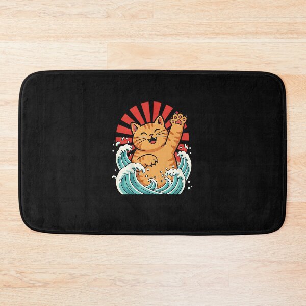 Item preview, Cute Kaiju Cat Japanese Art  designed and sold by Intomindfood.