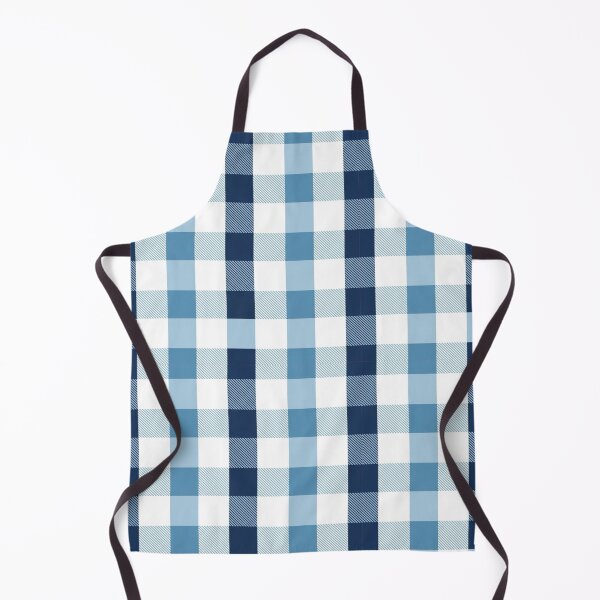 Item preview, Blue Gingham Plaid Seamless Pattern – Classic Checkered Cottagecore Farmhouse Picnic Fabric Design designed and sold by unique0703.