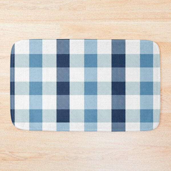 Item preview, Blue Gingham Plaid Seamless Pattern – Classic Checkered Cottagecore Farmhouse Picnic Fabric Design designed and sold by unique0703.