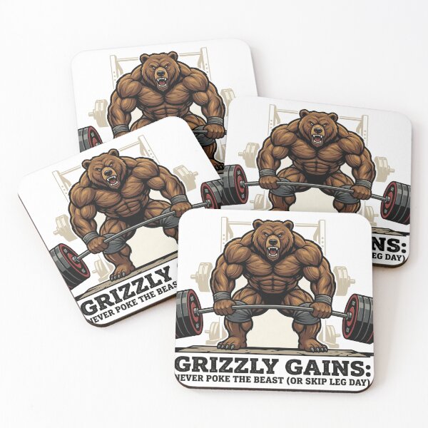 Item preview, NEVER POKE THE BEAST (OR SKIP LEG DAY) designed and sold by GenArtWear.