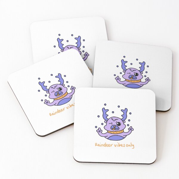 Item preview,  Ralph the Reindeer – Reindeer Vibes Only Cute Winter Design designed and sold by J-Mindful.