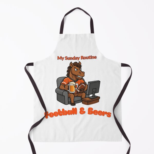 Item preview, Denver Broncos Sunday Routine Football and Beers Game Day T-Shirt designed and sold by ThatFootball12.