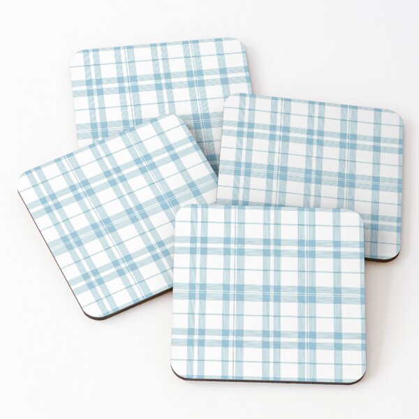 Item preview, Light Blue Plaid Seamless Pattern – Classic Tartan Checkered Cottagecore Farmhouse Fabric Design designed and sold by unique0703.