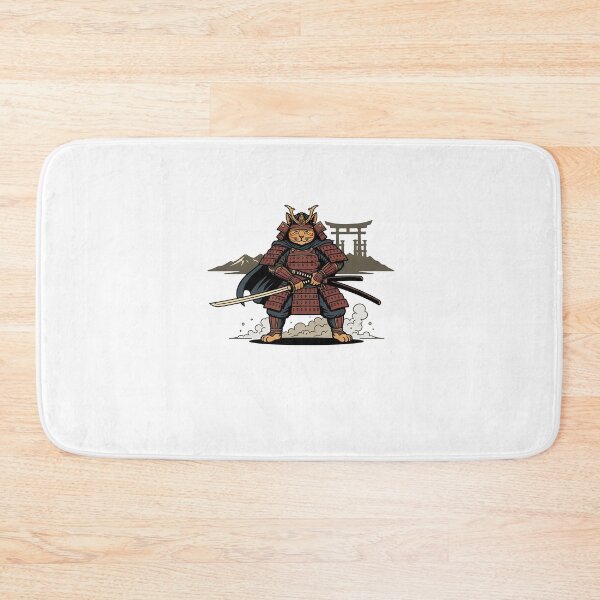 Item preview, Ronin Cat Japanese Vintage Art designed and sold by Intomindfood.