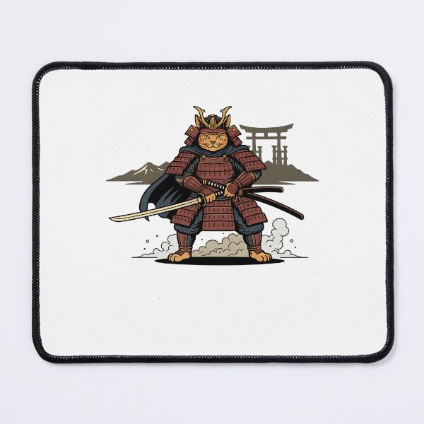 Item preview, Ronin Cat Japanese Vintage Art designed and sold by Intomindfood.