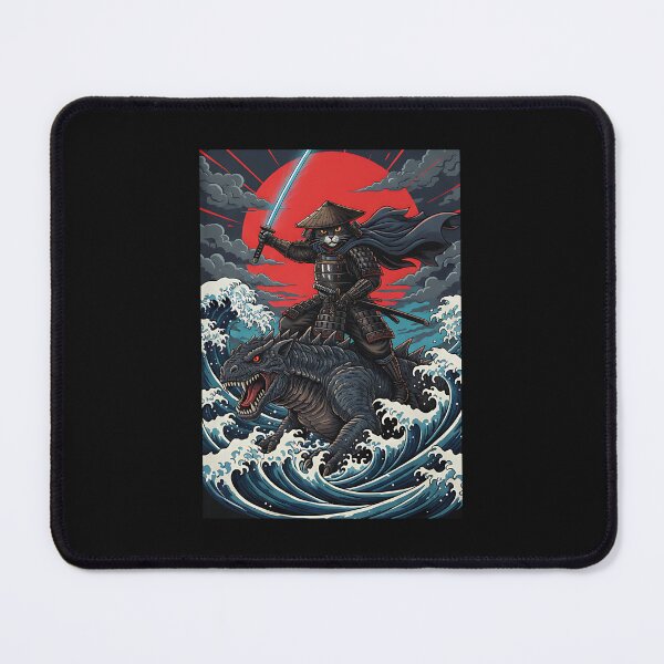Item preview, Ronin Kaiju Cat Japanese Epic designed and sold by Intomindfood.