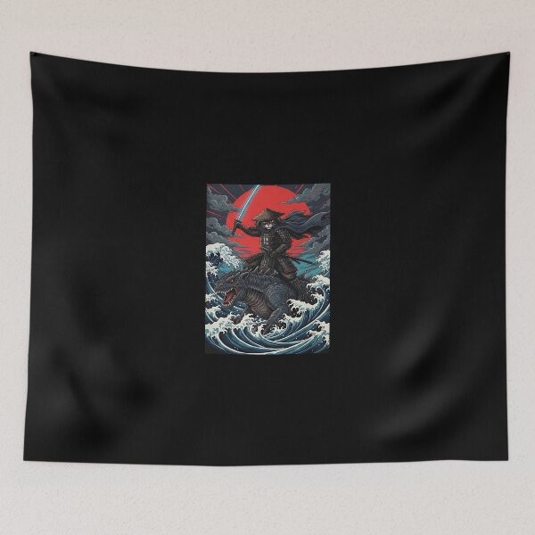Item preview, Ronin Kaiju Cat Japanese Epic designed and sold by Intomindfood.