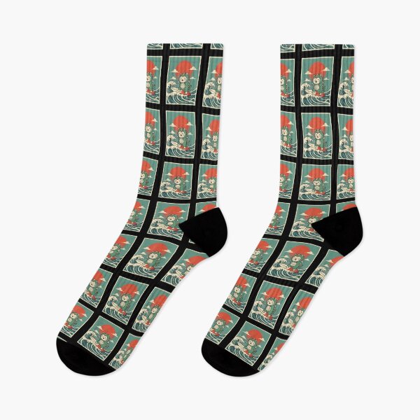 Artikelvorschau, Retro Kaiju Katze Japanische Kunst entworfen und verkauft von Intomindfood.