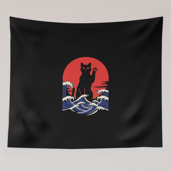 Item preview, Dark Kaiju Cat Japanese designed and sold by Intomindfood.