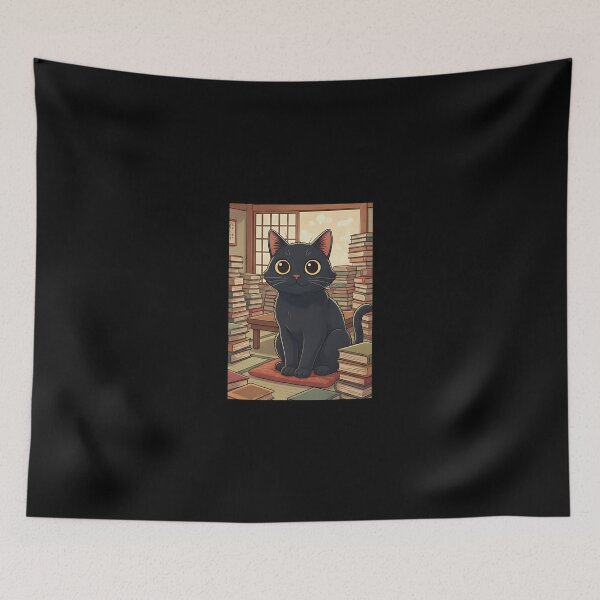Item preview, Scholar Cat Japanese Style designed and sold by Intomindfood.