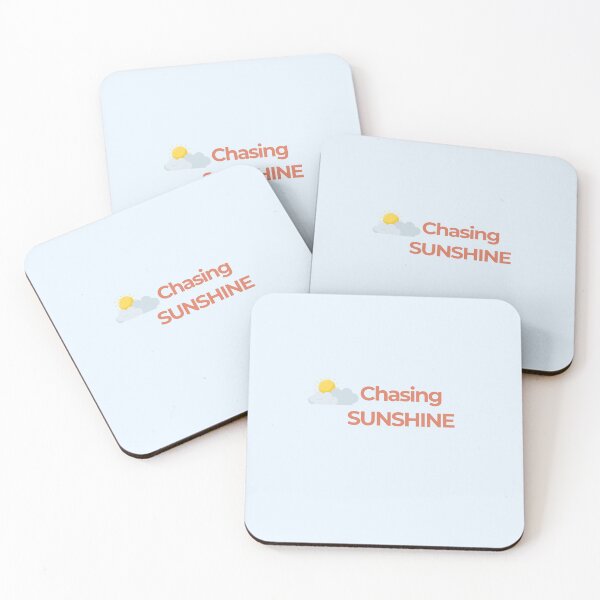 Item preview, Chasing Sunshine – Happy Sun Nature Quote designed and sold by J-Nature-Vibes.