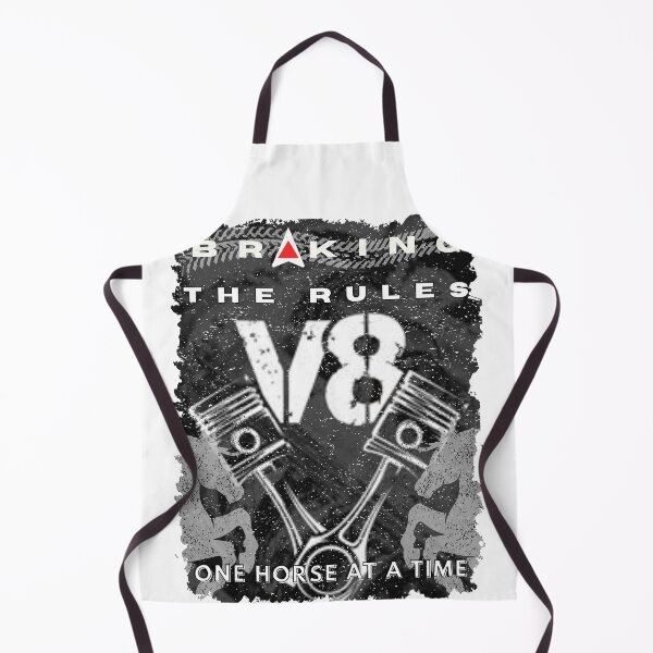 Item preview, A bold, distressed V8 engine design for those who live life one horse at a time. designed and sold by PhraseCreatives.