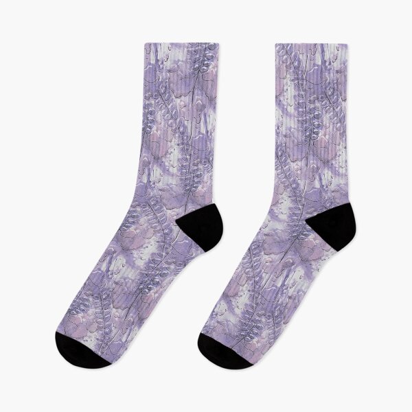 Item preview, Leaf and Foliage Abstract in Purple designed and sold by Artistestella.