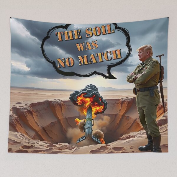 Item preview, The Sand was No Match, Donald Trump designed and sold by Huskyyy Designs.