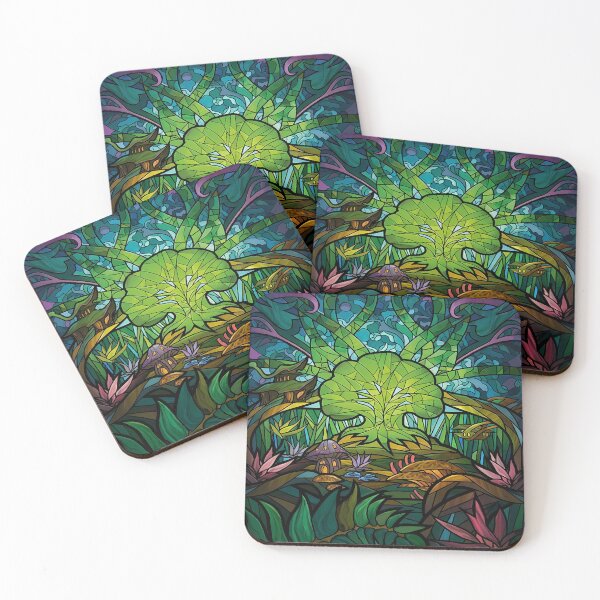 Item preview, Stained Glass Forest Magic the Gathering designed and sold by Daniel Abdelmaseih.