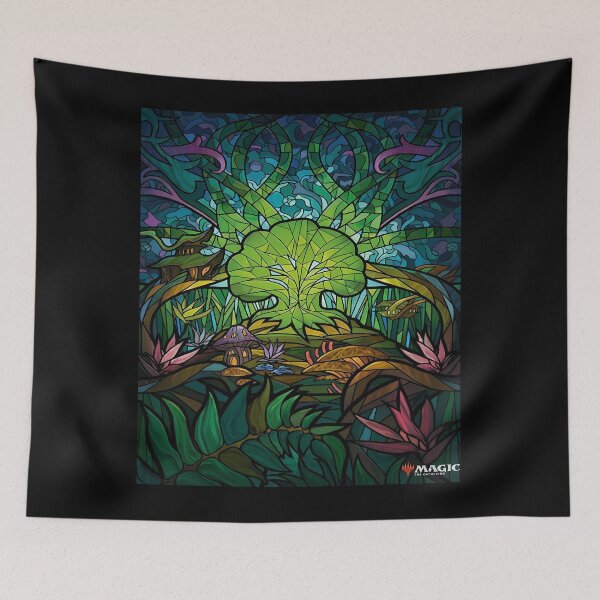 Item preview, Stained Glass Forest Magic the Gathering designed and sold by Daniel Abdelmaseih.