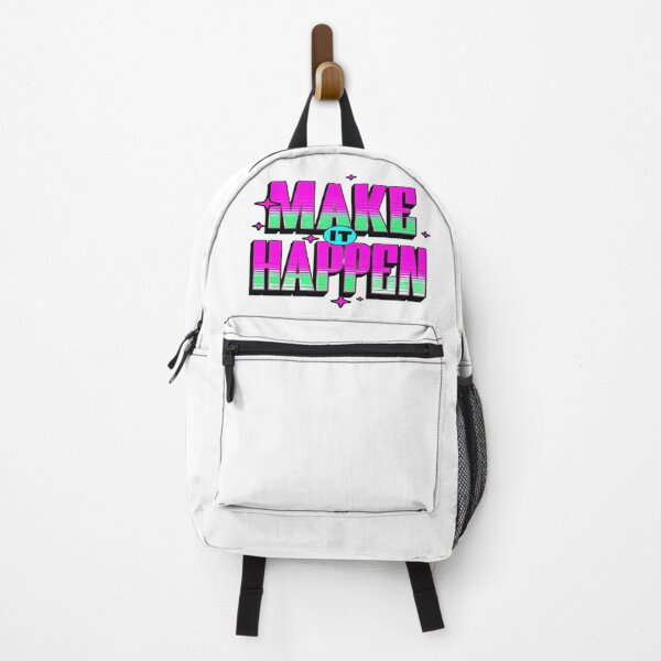 Item preview, Vibrant “Make It Happen” Motivational Graphic – Bold Inspiring Typography for Prints & Merch designed and sold by Bright Nest Studio.