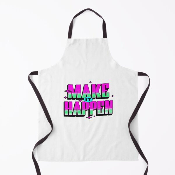 Item preview, Vibrant “Make It Happen” Motivational Graphic – Bold Inspiring Typography for Prints & Merch designed and sold by Bright Nest Studio.