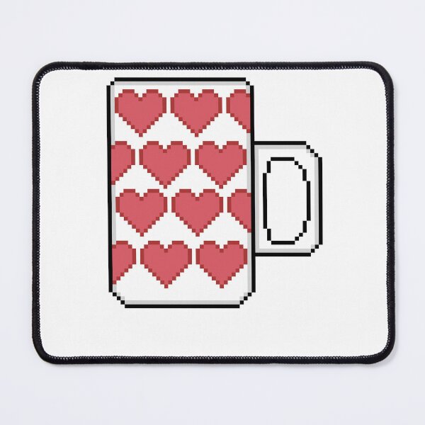 Item preview, Heart Coffee Mug - Pixel Art designed and sold by SP-workshop.