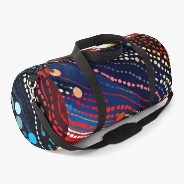 Item preview, Aboriginal Inspired Dot Art - With Lava Red-Hot Main Stream designed and sold by GrinGalore.