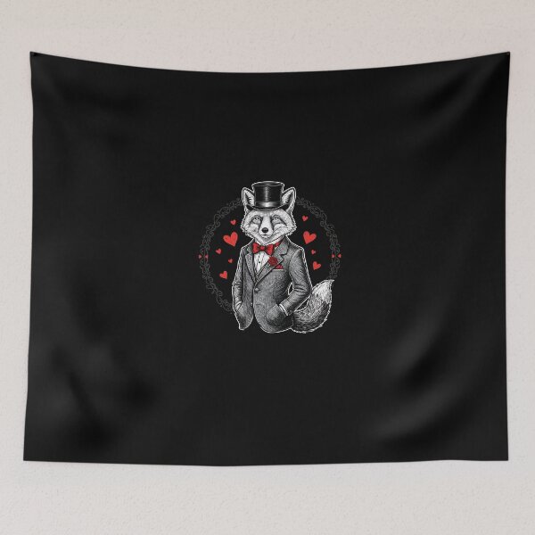 Item preview, Valentine Gentleman Fox – Classy Fox with Bow Tie  designed and sold by Intomindfood.