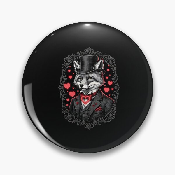 Artikelvorschau, Valentins-Gentleman-Fuchs – Eleganter Fuchs mit Fliege entworfen und verkauft von Intomindfood.