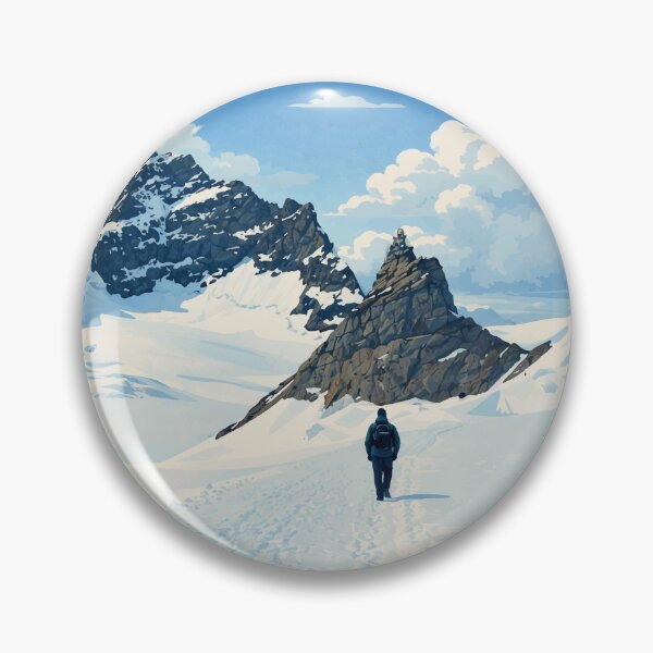 Item preview, Winter Trek Through Snowy Mountains designed and sold by darekkocurek.