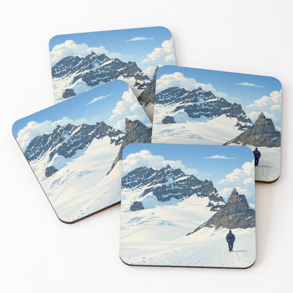 Item preview, Winter Trek Through Snowy Mountains designed and sold by darekkocurek.