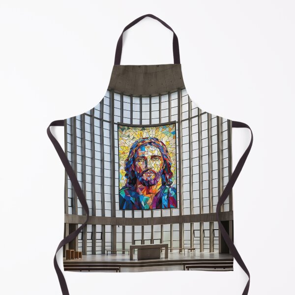 Item preview, Stained Glass Jesus in Modern Church designed and sold by Daniel Abdelmaseih.