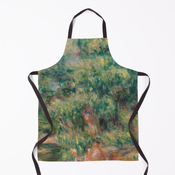 Item preview, Lavandieres Au Bord Du Loup by Pierre-Auguste Renoir: Impressionist Garden Poster designed and sold by artofuniverse.