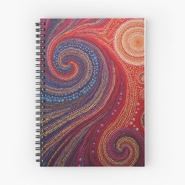 Item preview, Aboriginal Inspired Dot Art - Abstract Red-Hot designed and sold by GrinGalore.