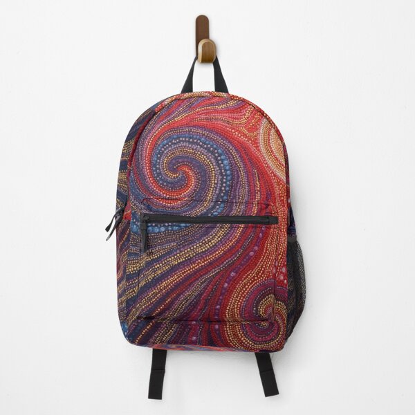 Item preview, Aboriginal Inspired Dot Art - Abstract Red-Hot designed and sold by GrinGalore.