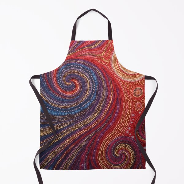 Item preview, Aboriginal Inspired Dot Art - Abstract Red-Hot designed and sold by GrinGalore.