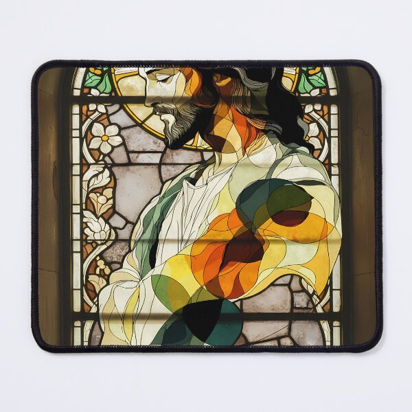 Item preview, Stained Glass of Jesus designed and sold by Daniel Abdelmaseih.