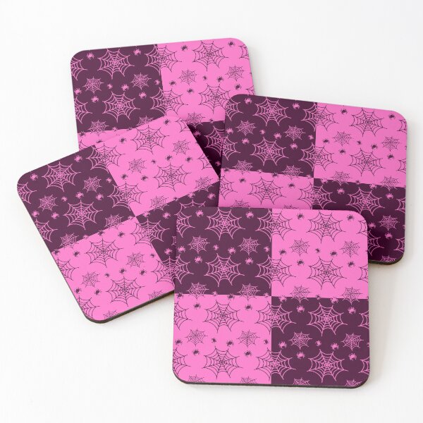 Item preview, Amethyst and pink interchange web pattern designed and sold by serenebookworm.
