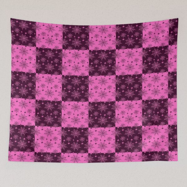 Item preview, Amethyst and pink interchange web pattern designed and sold by serenebookworm.