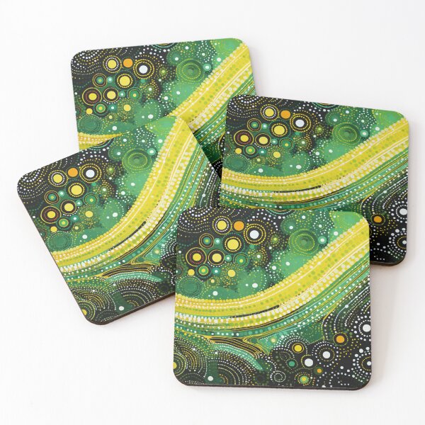 Item preview, Aboriginal Inspired Dot Art - With Acid Stream designed and sold by GrinGalore.