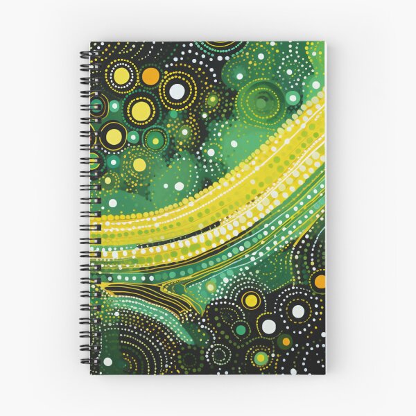 Item preview, Aboriginal Inspired Dot Art - With Acid Stream designed and sold by GrinGalore.