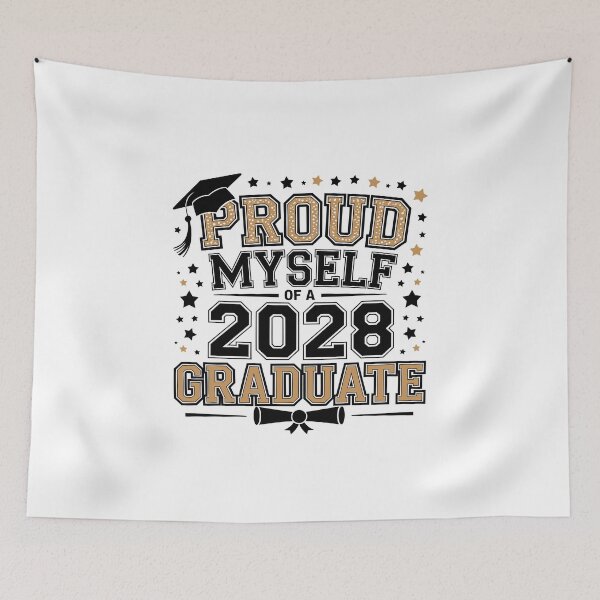 Item preview, Proud MYSELF OF A 2028 Graduate designed and sold by jkrphoto.