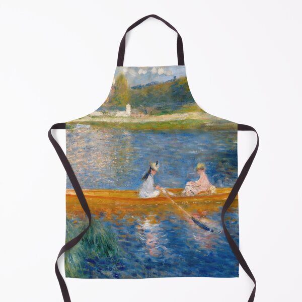 Item preview, La Yole The Skiff by Pierre-Auguste Renoir: Sunlit Impressionist River Scene designed and sold by artofuniverse.