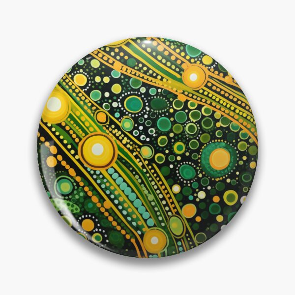 Item preview, Aboriginal Inspired Dot Art - With Acid Streams designed and sold by GrinGalore.