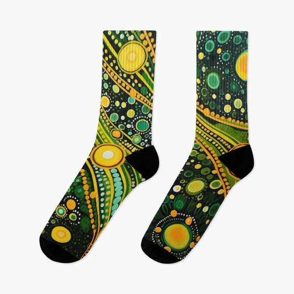 Item preview, Aboriginal Inspired Dot Art - With Acid Streams designed and sold by GrinGalore.