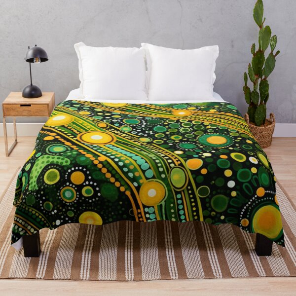 Item preview, Aboriginal Inspired Dot Art - With Acid Streams designed and sold by GrinGalore.
