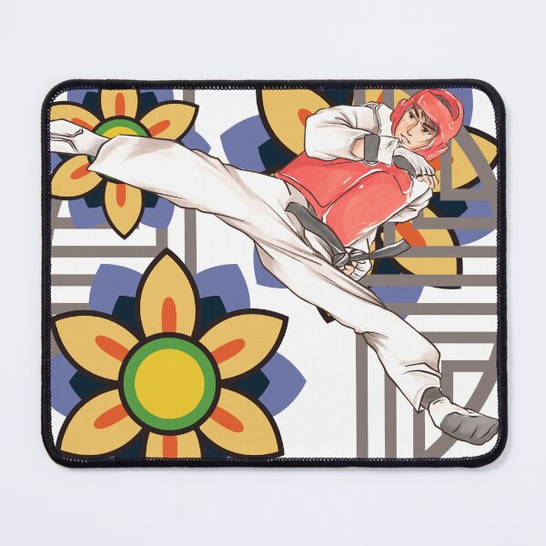 Item preview, Taekwondo Kick Art - Martial Warrior & Korean Flowers designed and sold by Kanniax.