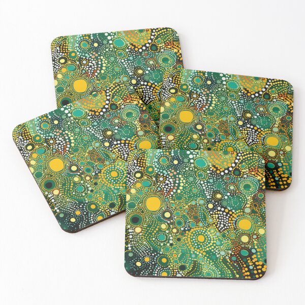 Item preview, Aboriginal Inspired Dot Art - With Poisonous Drops designed and sold by GrinGalore.