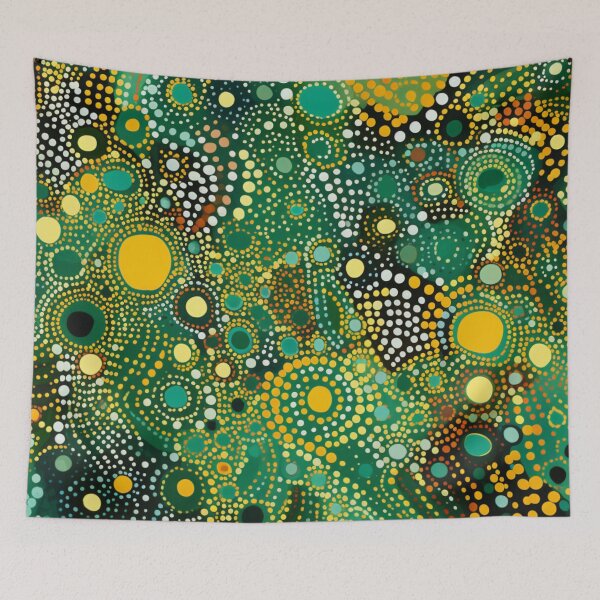 Item preview, Aboriginal Inspired Dot Art - With Poisonous Drops designed and sold by GrinGalore.
