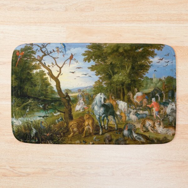 Item preview, Noah's Ark Paradise Landscape Animals Fine Art Print designed and sold by TheSoulOfArt.