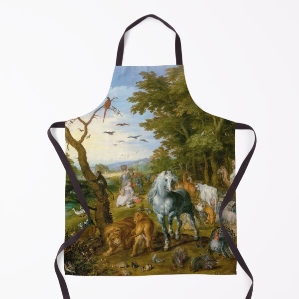 Item preview, Noah's Ark Paradise Landscape Animals Fine Art Print designed and sold by TheSoulOfArt.